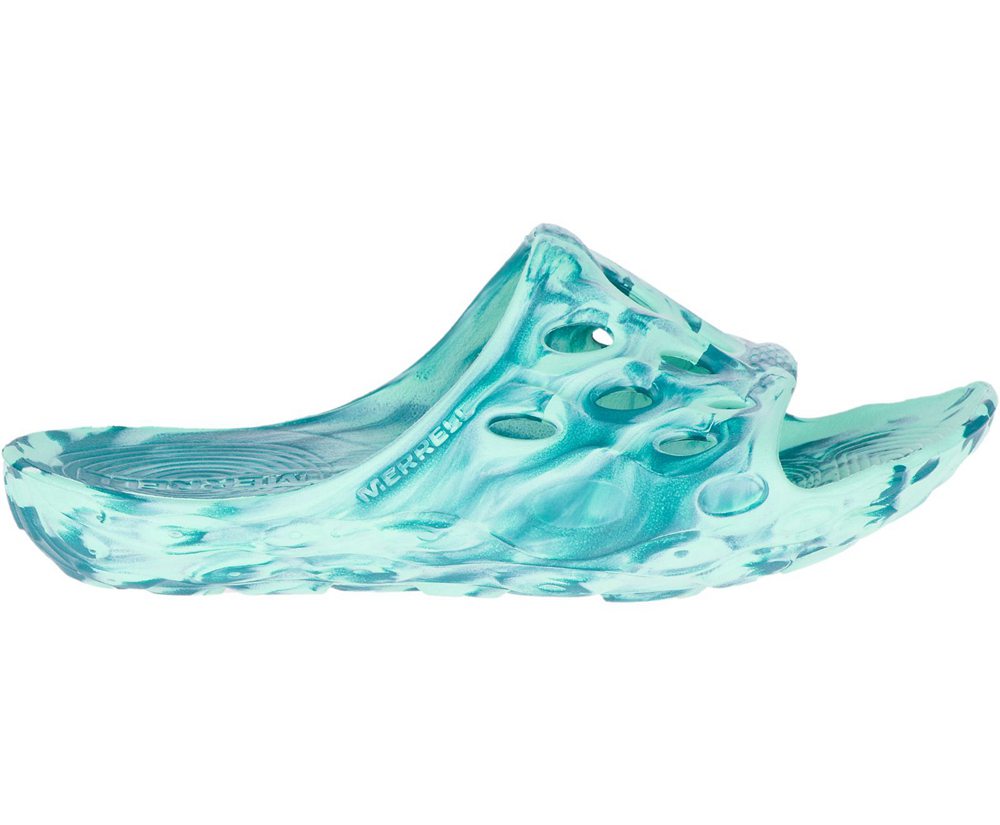 Merrell Sandals Mint - Hydro Moc Slide - Womens 59GZHAIND